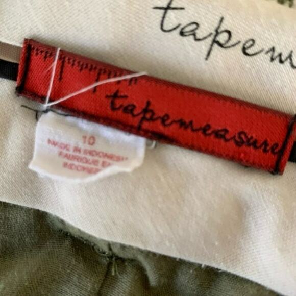 Tapemeasure Women Cargo Shorts Fairy Boho Preppy Cottage Dainty Green Size 10 - Picture 3 of 6